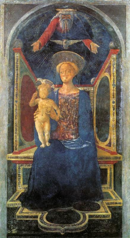 DOMENICO VENEZIANO Madonna and Child sd